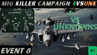 TOP GUN Challenge 4 Phantoms Face UNKNOWN Enemy in PulsePounding AIR BATTLE  MIG KILLER 8 [upl. by Reiner58]