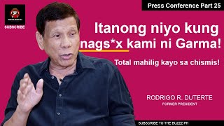 Former President Duterte Press Conference  PART 25 [upl. by Pacifa]