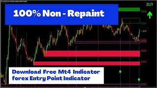 Best Non Repaint mt4 indicator free download  Forex Entry Point alert indicator 2021 [upl. by Llenroc]