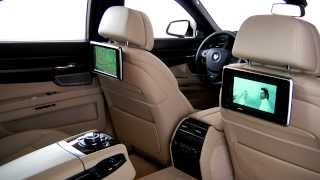 7 Series Rear Seat Entertainment  BMW HowTo [upl. by Gradeigh920]