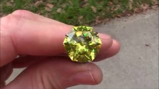 Faceting gemstones cutting the star of gallahad [upl. by Mcnelly]