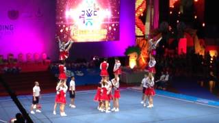 CHAMPION  TEAM JAPAN All Female  Day 1 amp 2  7th Cheerleading World Championship [upl. by Tarabar]