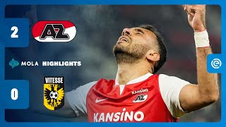 PAVLIDIS SEMPRE TRASCINATORE  AZ ALKMAAR vs VITESSE 20  GOL amp HIGHLIGHTS  EREDIVISIE  MOLA TV [upl. by Ybba]