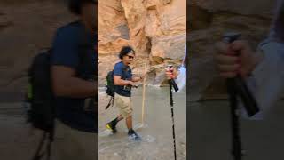 Exploring Zion’s Narrows A Scenic Hike adventuretravel to zionnationalpark water hiking [upl. by Acey]