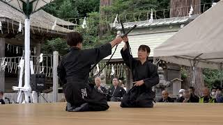 天然理心流剣術・鹿島神宮令和5年  Tennen Rishin Ryu Kenjutsu Kashima Jingu 102023 [upl. by Fronnia]