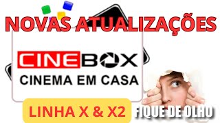 NOVAS ATUALIZAÇÕES CINEBOX X amp X2 cinebox 1kcreator youtubevideo clarotv [upl. by Akoek]