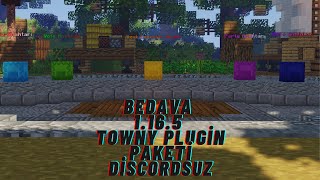 Bedava Discordsuz 1165 Towny Plugin Paketi [upl. by Beale195]