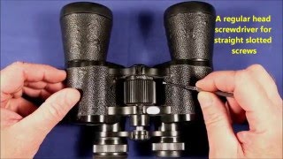 How To Align Binoculars At Home [upl. by Enilhtak985]