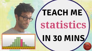 Teach me STATISTICS in half an hour Seriously [upl. by Eudo939]