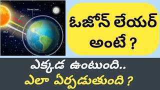 About Ozone layer depletion in Telugu [upl. by Yalahs294]