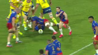 TOP 14  Essai de Bautista DELGUY ASM  ASM Clermont  Stade Français Paris [upl. by Osicnarf]