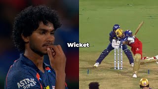 Virat Kohli Wicket Today Match  Virat Kohli Wicket Vs Lsg  M Siddharth Debut Wicket IPL Kohli Out [upl. by Evered270]