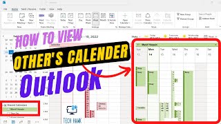 How to View Other Peoples Calendar in Outlook  Open another persons Calendar in Outlook [upl. by Eleni669]