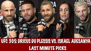 UFC 305 Dricus Du Plessis vs Israel Adesanya Last Minute Picks [upl. by Scharf]