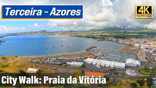 City Walk Praia da Vitória  Terceira Azores [upl. by Hayse]