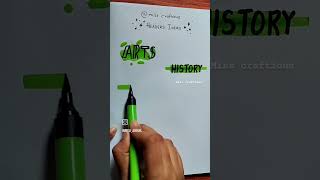 Easy header ideas for notebook ✨ viral art ytshorts [upl. by Orv463]