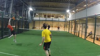 Padel highlights Fun Padel Tournament Iceland 2020 January part 12 [upl. by Aij]