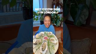 😱Cheapest oyster deal in London oysters london londonrestaurant londonfood [upl. by Hali92]