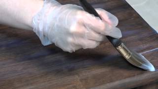 How To Video How To Apply Varathane Triple Thick One Coat Clear Finish [upl. by Popele668]