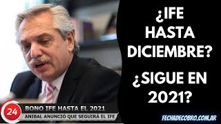 ¿El IFE se pagara hasta diciembre ¿Extender el IFE hasta 2021 [upl. by Naam948]