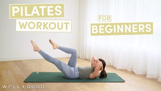 Pilates Workout For Beginners with GoChloPilates  Good Moves  WellGood [upl. by Enniroc]