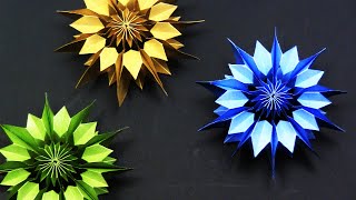 EASY DIY Paper Snowflake DIY 3D  Yakomoga EASY DIY [upl. by Ennovehc]