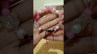 pink bracelet packing orderpackingorder bracelet business qonitaaccesoriesstore [upl. by Anilasor]