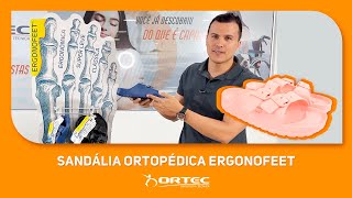 Sandália Ortopédica Ergonofeet para Fascite Plantar e Esporão de Calcâneo [upl. by Acinehs]