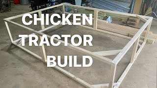 Meat Bird Chicken Tractor Build [upl. by Iveksarap]