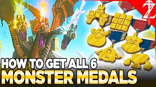 How to Get All 6 Monster Medals Medals of Honor in Tears of the Kingdom [upl. by Lacagnia]