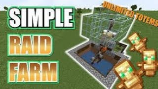 How to make simple totem farm in Minecraft tutorial [upl. by Ardnuhs]