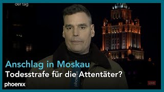 Armin Coerper ZDFKorrespondent zur aktuellen Lage nach dem Anschlag in Moskau  250324 [upl. by Reckford351]