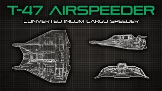 Star Wars T47 quotSnowspeederquot  Vehicle Breakdown [upl. by Pomfrey54]