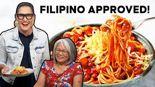 Legit Filipino Spaghetti  Marion’s Kitchen [upl. by Airehtfele284]