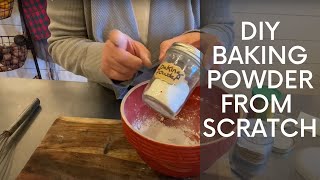 How to Make Your Own Baking Powder From Scratch [upl. by Acinom]