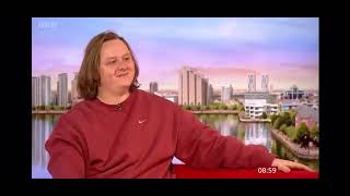 Lewis Capaldi in hilarious rim mixup on BBC Breakfast [upl. by Adraynek]