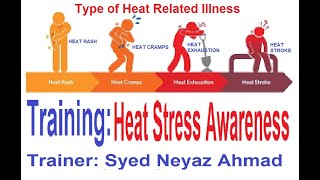 HEAT STRESS AWARENESS TRAINING adnoc uae hseengineers dubai jobs heatstress hotweather oils [upl. by Norina629]