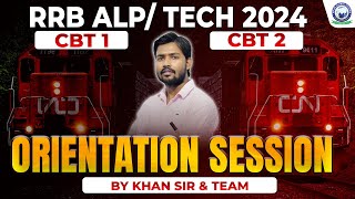 Orientation Session  RRB ALP  TECH 2024  CBT1 CBT2  By Khan Sir alptechnician rrb khansir [upl. by Nireil]