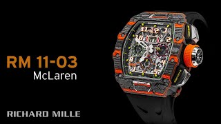 RM 1103 Flyback Chronograph McLaren — RICHARD MILLE [upl. by Anitsyrhc66]