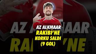 AZ ALKMAAR RAKİBİNE KORKU SALDI 9 GOL 😮 azalkmaar shorts [upl. by Ahcsas]