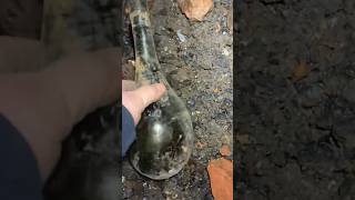 Italian straw wine bottle found bottle digging glasgow scotland [upl. by Jonette776]