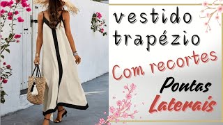 PRA FICAR COM CARA DE RICA MOLDE COMPLETO DESSE VESTIDO quotDA HORAquot [upl. by Atiuqa]