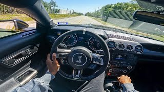 EARLY MORNING DRIVE POV LOUD SHELBY GT350 [upl. by Ennire]