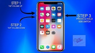 How to Force RestartTurn OffReboot iPhone X Frozen Screen Fix [upl. by Therron]