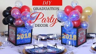 Super Easy amp Affordable Graduation Party Decorations  Dollar Tree Graduation Party Ideas [upl. by Audy]