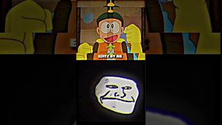 Nobita troll Shizuka meme Part60 doreamon Nobita troll Friends troll meme shorts trollface [upl. by Ajssatan3]