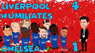 Liverpool Destroys Chelsea 4 1 At Anfield 😁⚽ [upl. by Nyledam]