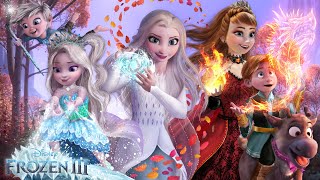 Frozen 3 Anna and Elsa and their kids are Magical Guardians of the North  Alice Edit [upl. by Benny]