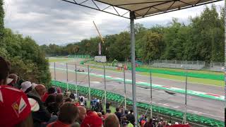 View from Grandstand 18 Uscita Ascari at 2018 Italian GP Monza [upl. by Ennaecarg]