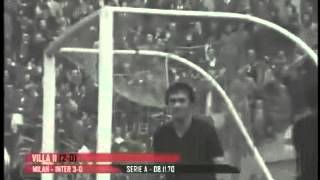 Milan  Inter 30  Campionato 197071  5a giornata [upl. by Noiroc]